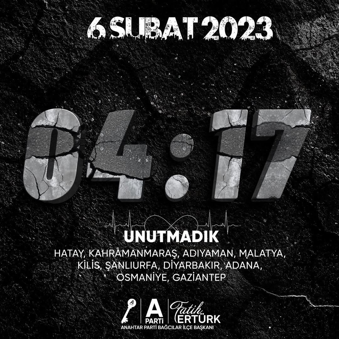 Asrın felaketi olarak hafızalarımıza kazınan bu büyük acının yıl dönümünde, kaybettiğimiz canları rahmetle anıyor; geride kalan tüm vatandaşlarımıza sabır ve başsağlığı diliyoruz. Acımız da yasımız da ortak. Unutmadık, unutturmayacağız.