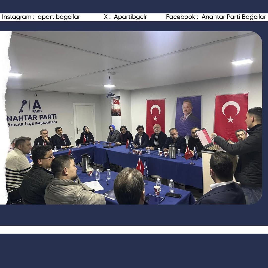 Anahtar Parti Bağcılar İlçe Başkanlığı olarak Yönetim Kurulu Toplantımızı gerçekleştirdik. - 2