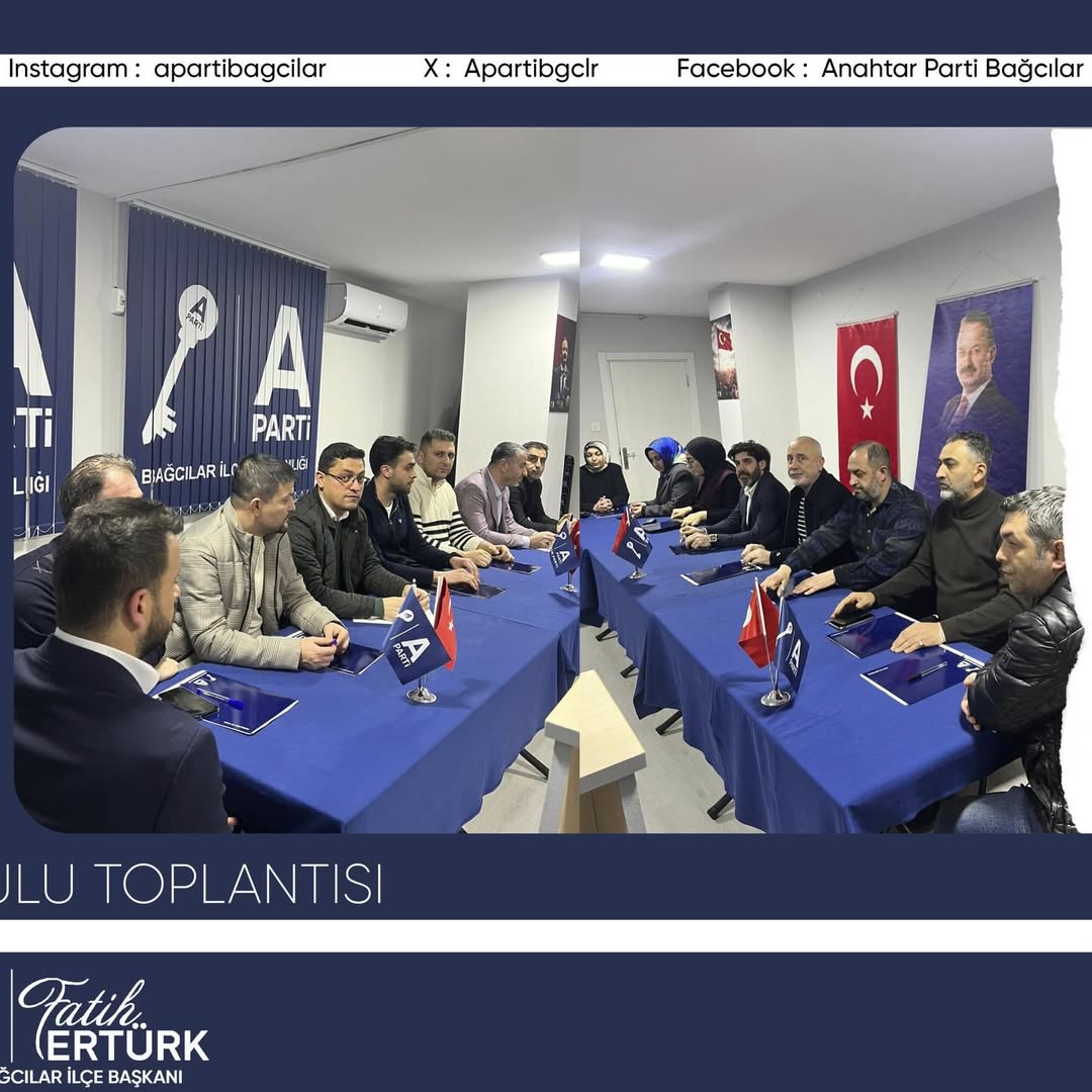 Anahtar Parti Bağcılar İlçe Başkanlığı olarak Yönetim Kurulu Toplantımızı gerçekleştirdik. - 3