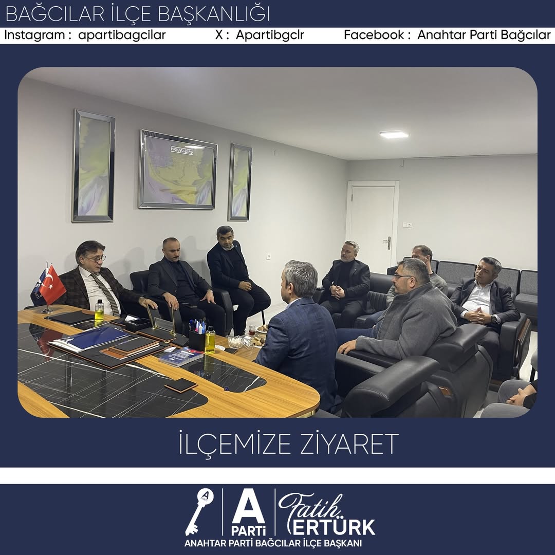 Genel Merkez Teşkilat Başkan Yardımcımız Sayın Musa Malik Yıldırım, ilçe başkanlığımıza ziyaret gerçekleştirdi.  - 2