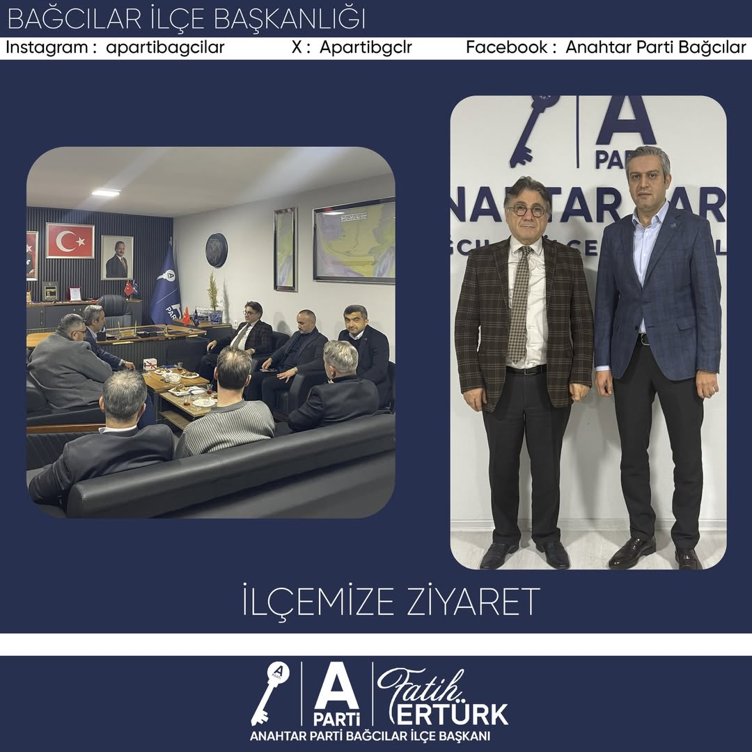 Genel Merkez Teşkilat Başkan Yardımcımız Sayın Musa Malik Yıldırım, ilçe başkanlığımıza ziyaret gerçekleştirdi.  - 4