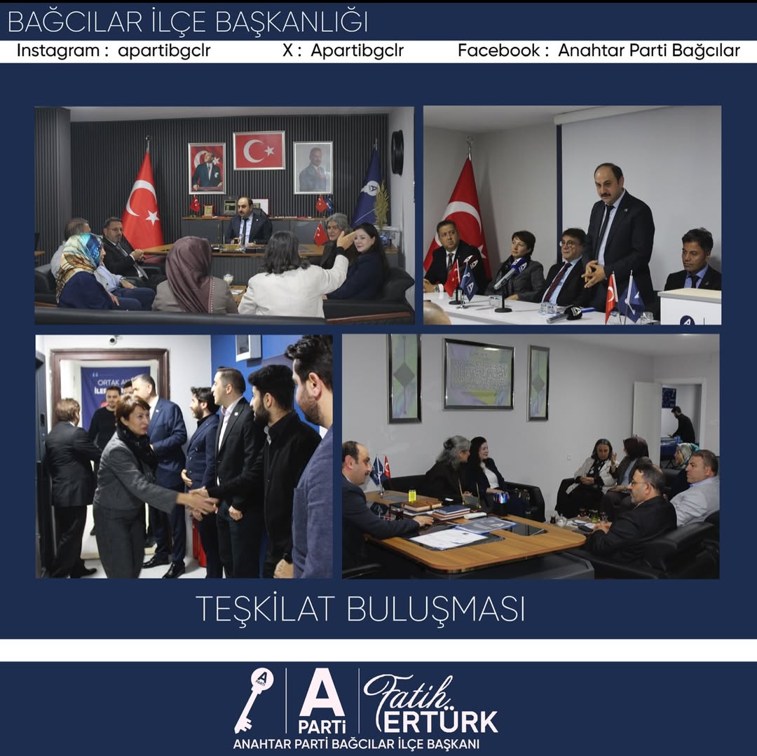 Anahtar Parti Bağcılar İlçe Başkanlığı olarak teşkilat buluşmalarımız kapsamında önemli bir ziyareti ağırladık. - 1